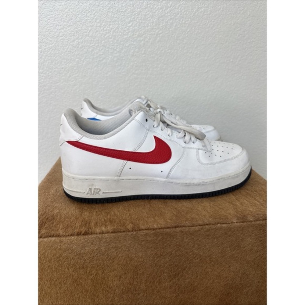 Mens Nike Air Force 1 '07‎ Mismatched Alternate Swoosh Leather Shoes Size 13